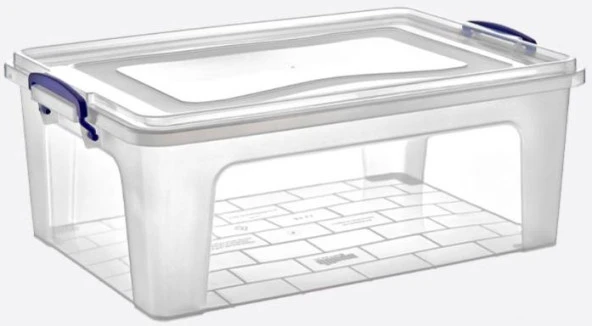 21 lt. Clear Box Saklama Kabı-480 x 320 x 182-30156 ürün görseli 1