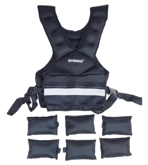 Avessa Wv-5 kg Ağırlık Yeleği Siyah ürün görseli 1