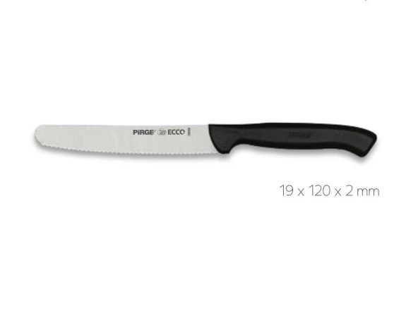 Pirge Ecco Domates Bıçağı 12 cm Siyah 38046 ürün görseli 1