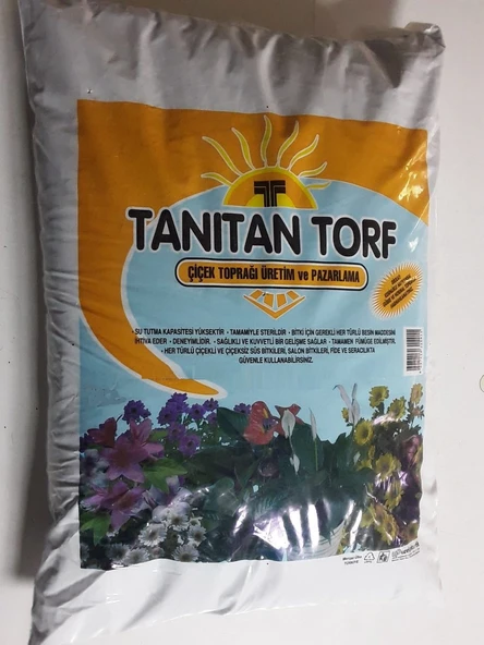 10 Lt Torf Toprak, Fide, Çiçek, Bitki yetiştirme Torfu ürün görseli 1
