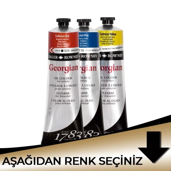 Daler Rowney Georgian Yağlı Boya 225ml Metalik Tonlar ürün görseli 1