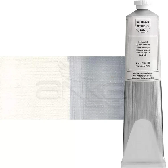 Lukas Studio Yağlı Boya 200ml 207 Opaque White ürün görseli 1