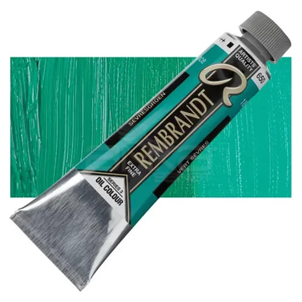 Rembrandt 40ml Yağlı Boya Seri:3 No:650 Sevres Green ürün görseli 1