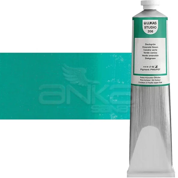 Lukas Studio Yağlı Boya 200ml 356 Emerald Green ürün görseli 1