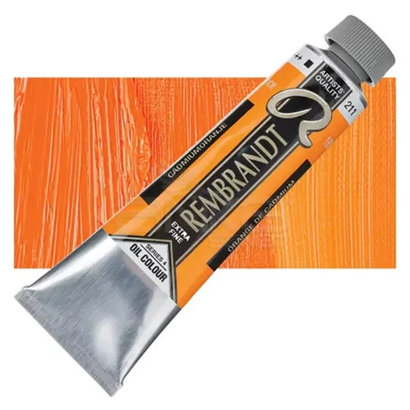 Rembrandt 40ml Yağlı Boya Seri:4 No:211 Cadmium Orange ürün görseli 1