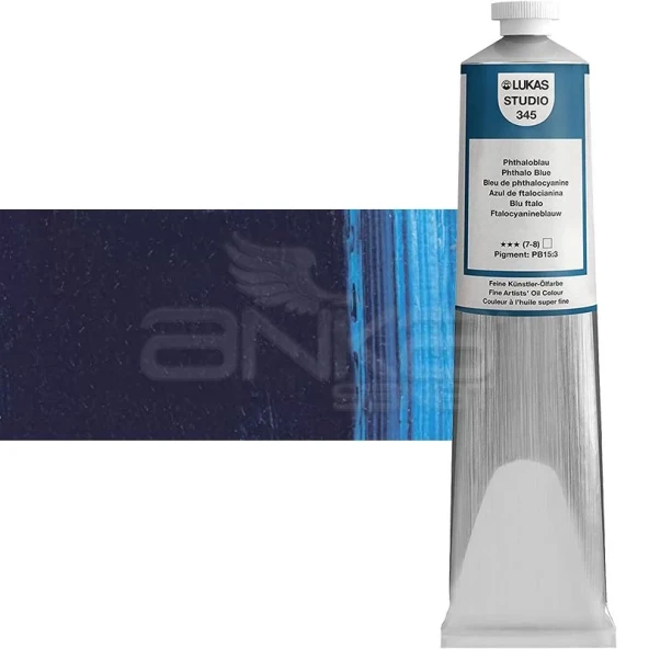 Lukas Studio Yağlı Boya 200ml 345 Phthalo Blue ürün görseli 1