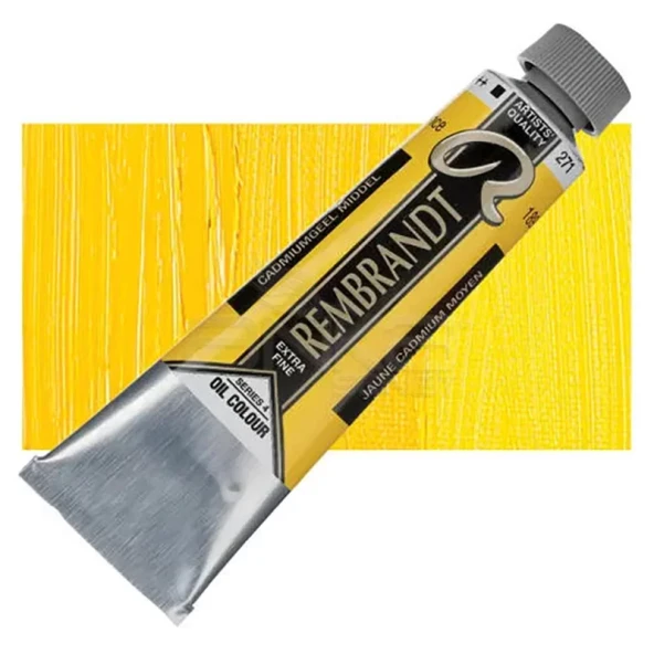 Rembrandt 40ml Yağlı Boya Seri:4 No:271 Cadmium Yellow Medium ürün görseli 1