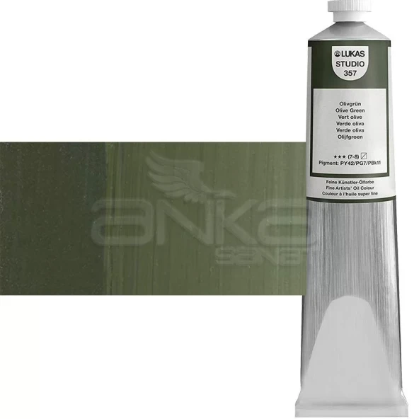 Lukas Studio Yağlı Boya 200ml 357 Bohemian Green Earth ürün görseli 1