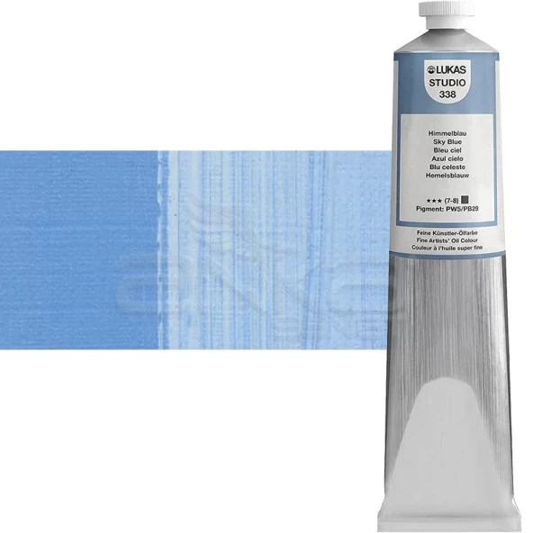 Lukas Studio Yağlı Boya 200ml 338 Sky Blue ürün görseli 1