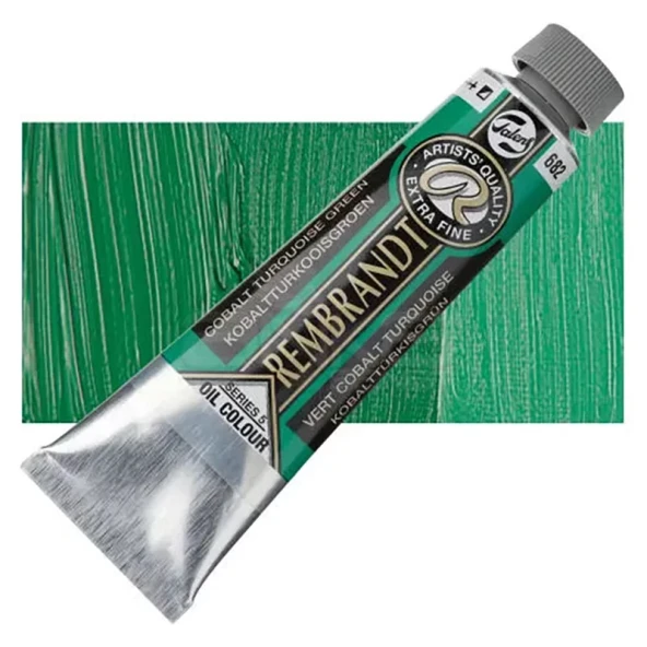 Rembrandt 40ml Yağlı Boya Seri:5 No:682 Cobalt Turq. Green ürün görseli 1