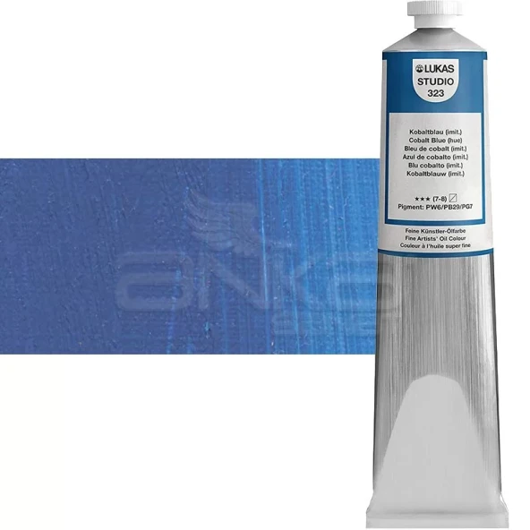 Lukas Studio Yağlı Boya 200ml 323 Cobalt Blue Light ürün görseli 1