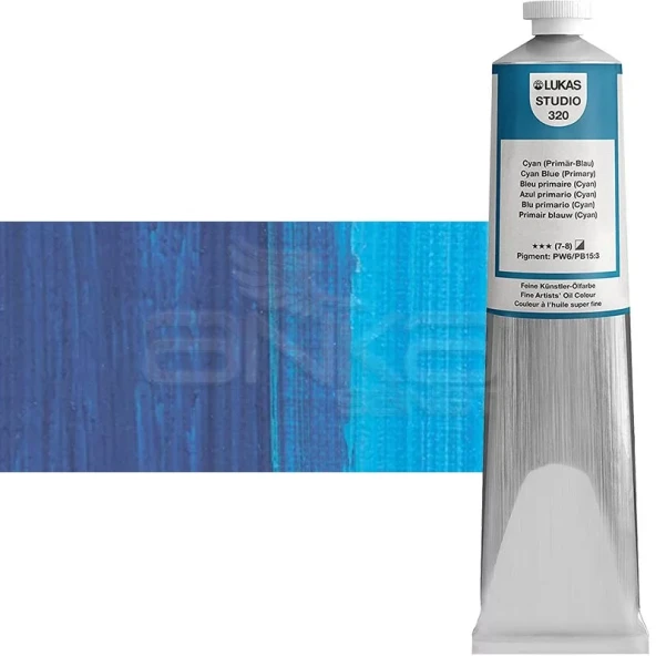 Lukas Studio Yağlı Boya 200ml 320 Primary Blue ürün görseli 1