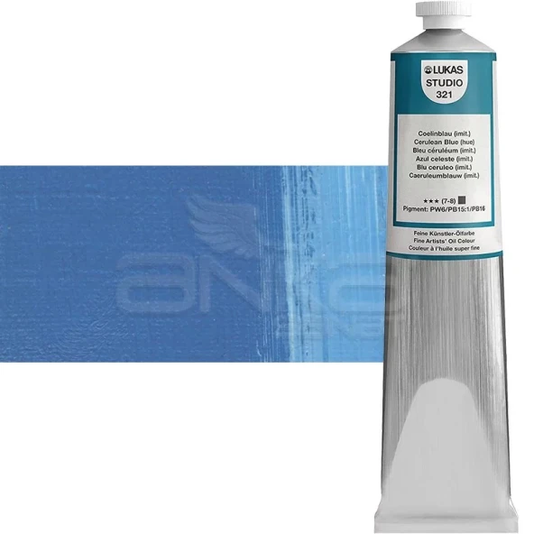 Lukas Studio Yağlı Boya 200ml 321 Cerulean Blue ürün görseli 1
