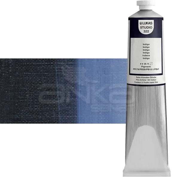 Lukas Studio Yağlı Boya 200ml 322 Indigo ürün görseli 1