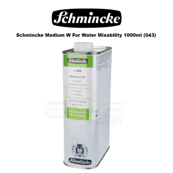 Schmincke Medium W For Water Mixability 1000ml (043) ürün görseli 1