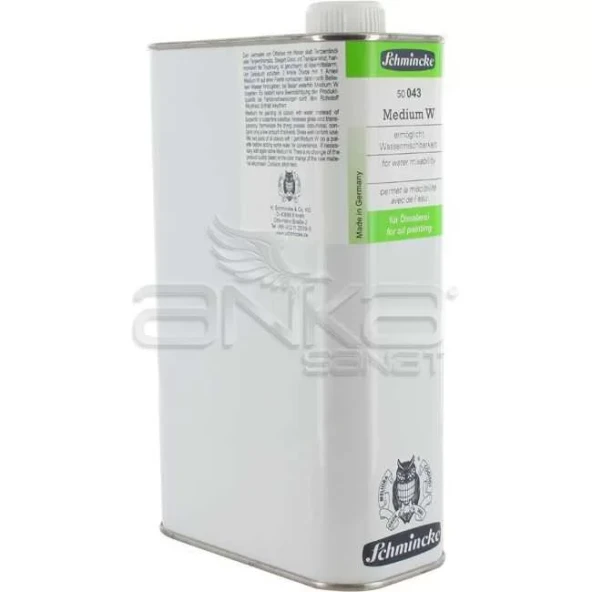 Schmincke Medium W For Water Mixability 1000ml (043) - Resim 3