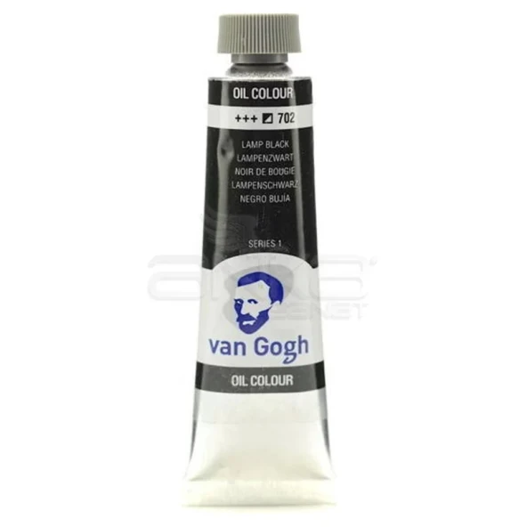 Van Gogh 40ml Yağlı Boya Seri:1 No:702 Lamp Black ürün görseli 1