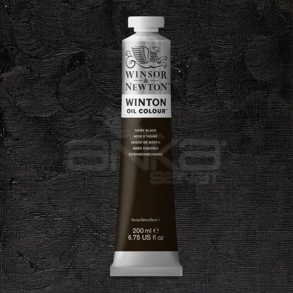 Winsor & Newton Winton Yağlı Boya 200ml 331 (24) Ivory Black ürün görseli 1