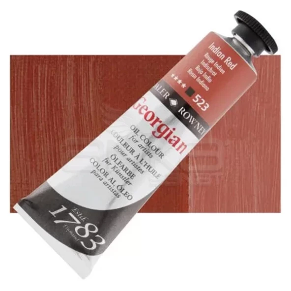 Daler Rowney Georgian Yağlı Boya 225ml 523 Indian Red ürün görseli 1