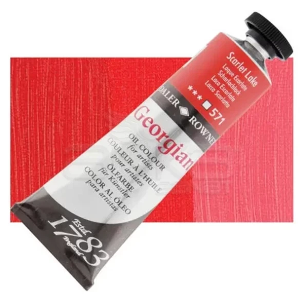 Daler Rowney Georgian Yağlı Boya 225ml 571 Scarlet Lake ürün görseli 1