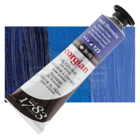 Daler Rowney Georgian Yağlı Boya 38ml No:123 French Ultramarine ürün görseli 1