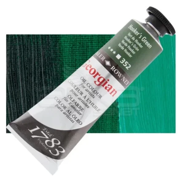 Daler Rowney Georgian Yağlı Boya 38ml No:352 Hookers Green ürün görseli 1