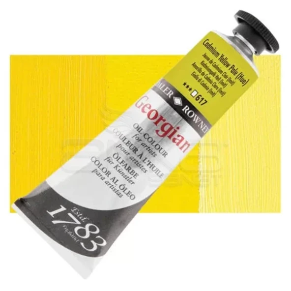 Daler Rowney Georgian Yağlı Boya 38ml No:617 Cadmium Yellow Pale (Hue) ürün görseli 1