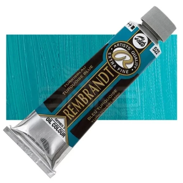Rembrandt Yağlı Boya 150ml Seri 3 No: 522 Turquoise Blue ürün görseli 1