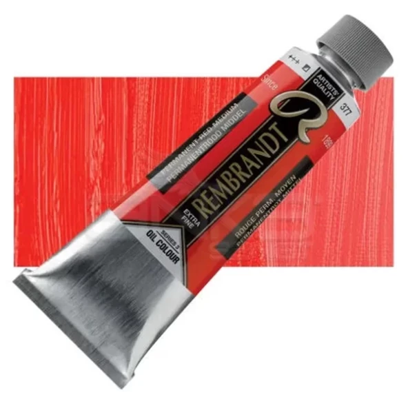Rembrandt Yağlı Boya 150ml Seri 3 No: 377 Permanent Red Medium ürün görseli 1