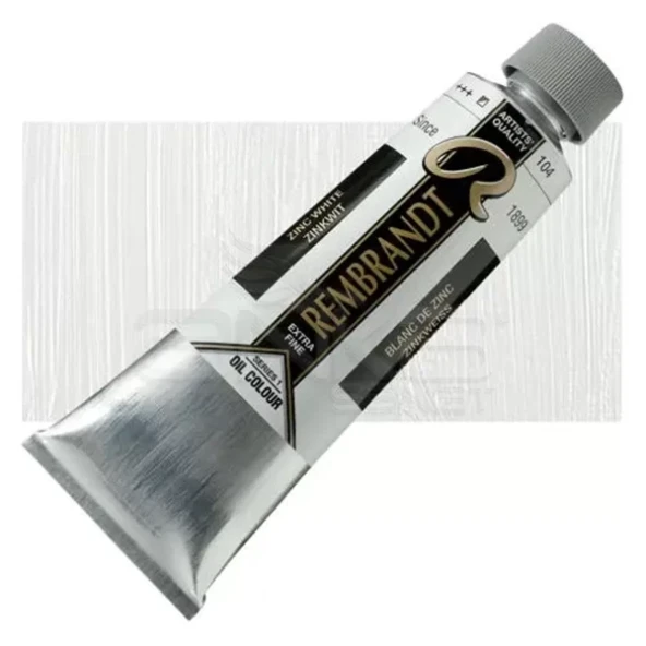 Rembrandt Yağlı Boya 150ml Seri 1 No: 104 Zinc White ürün görseli 1