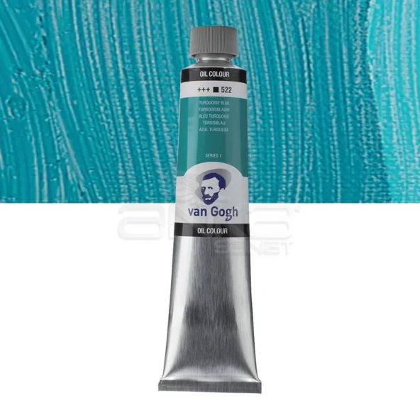 Van Gogh Yağlı Boya 200ml Seri:1 No:522 Turquise Blue ürün görseli 1