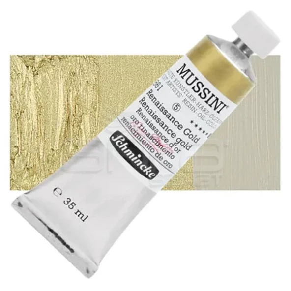 Mussini 35ml Yağlı Boya Seri:5 No:861 Renaissance Gold ürün görseli 1