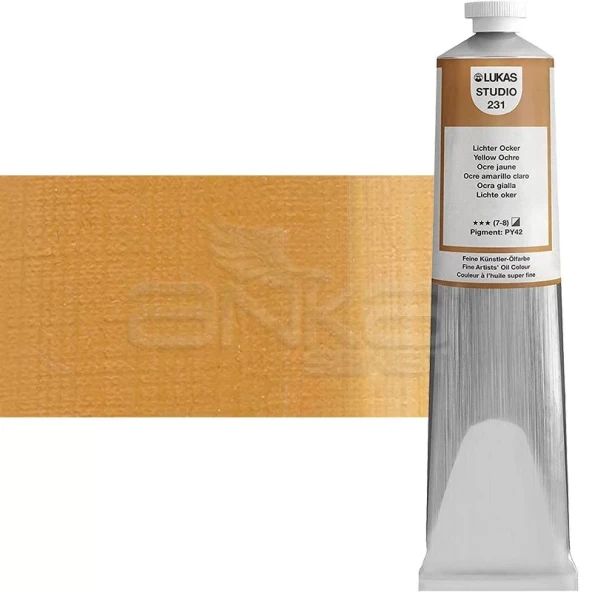 Lukas Studio Yağlı Boya 200ml 231 Yellow Ochre Light ürün görseli 1