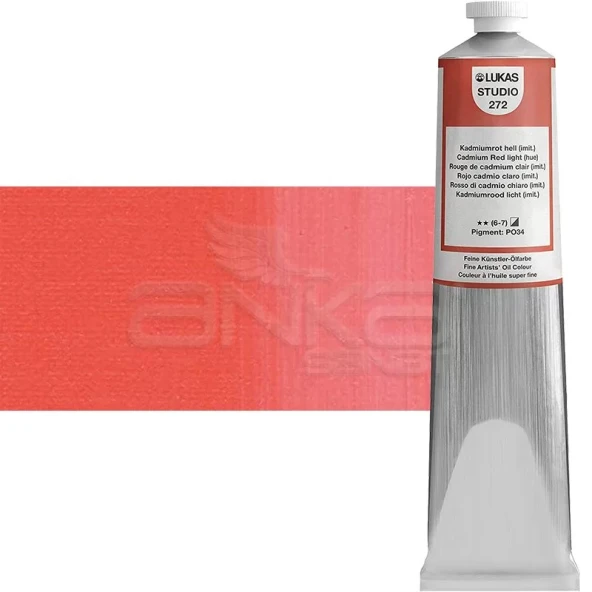 Lukas Studio Yağlı Boya 200ml 272 Cadmium Red Light ürün görseli 1