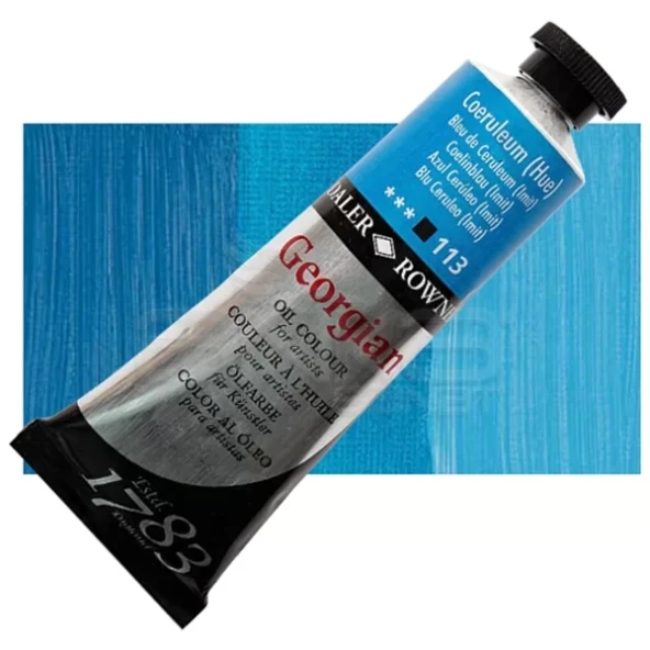 Daler Rowney Georgian Yağlı Boya 225ml 113 Coeruleum Hue ürün görseli 1
