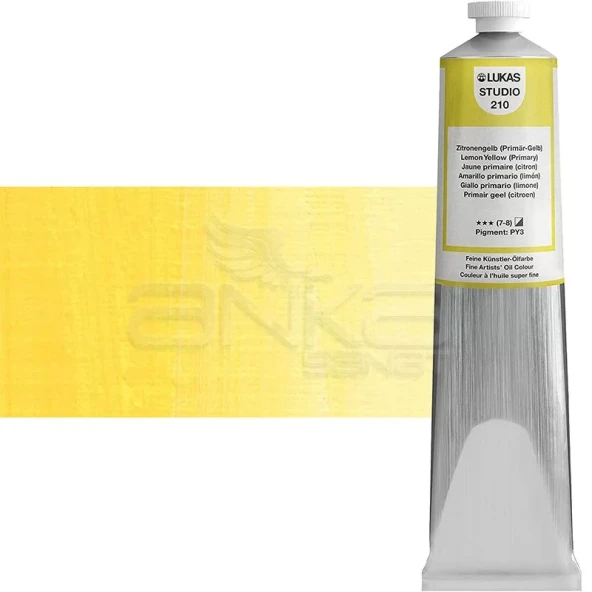 Lukas Studio Yağlı Boya 200ml 210 Primary Yellow ürün görseli 1