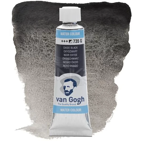 Van Gogh Tüp Sulu Boya 10ml Oxide Black 735 ürün görseli 1