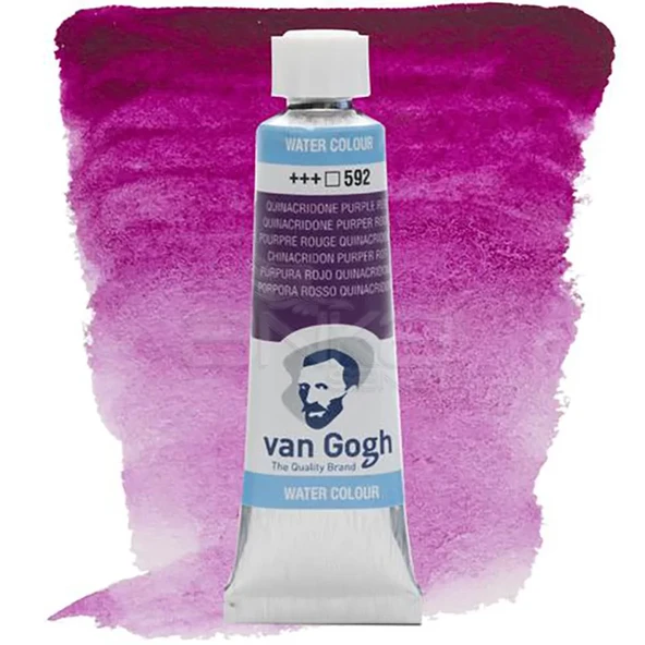 Van Gogh Tüp Sulu Boya 10ml Qulna Purple Red 592 ürün görseli 1