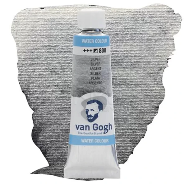 Van Gogh Tüp Sulu Boya 10ml Silver 800 ürün görseli 1