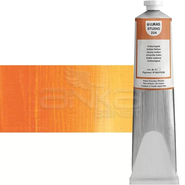 Lukas Studio Yağlı Boya 200ml 224 Indian Yellow ürün görseli 1