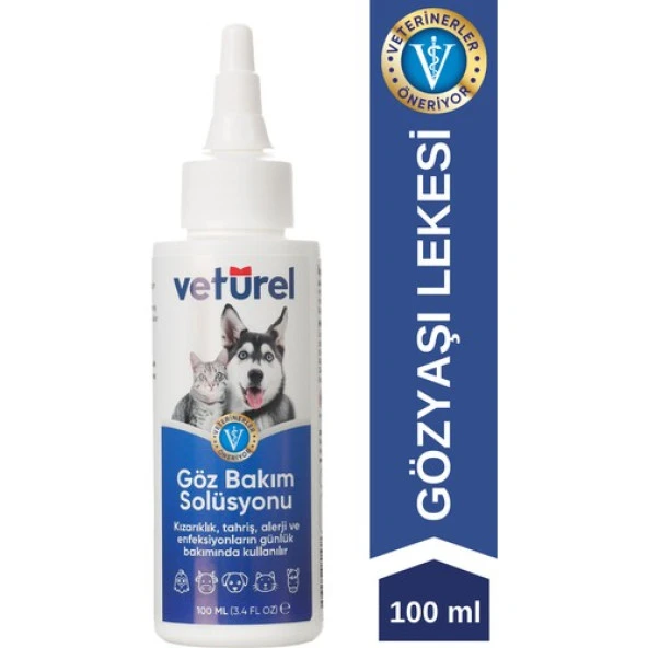 Vetürel Kedi Köpek Göz Bakım Solüsyonu 100 ml ürün görseli 1