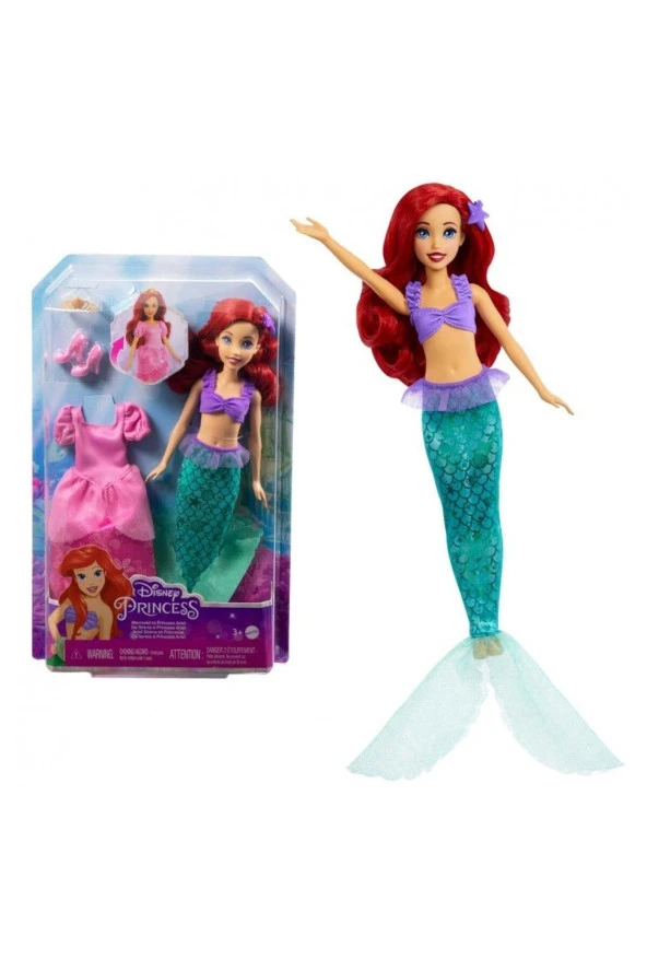 Disney Princess Disney Prenses Deniz Kızına Dönüşebilen Ariel Hmg49 ürün görseli 1