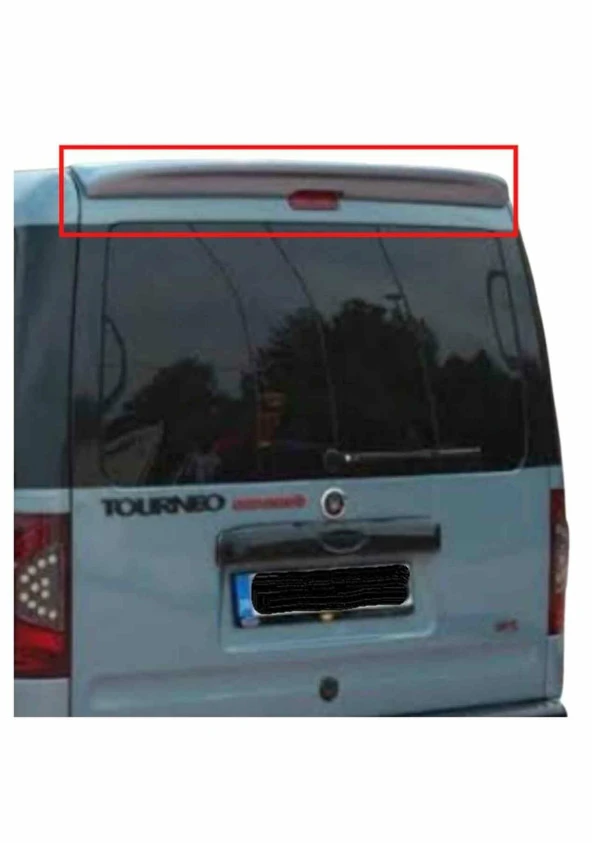 Ford Connect Boyalı Spoiler 2003-2014 arası (Pianoblack) - Resim 2