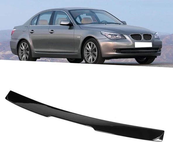 Bmw E60 M4 cam üstü Spoiler 2003-2009 arası (Pianoblack) ürün görseli 1