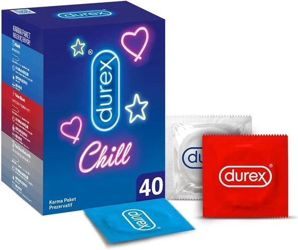 Durex Chill Karmak Paket 40lı ürün görseli 1