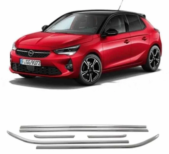 Opel Astra F Cam Çıtası Krom 6 parça Nikelajı Komple 2019 sonrası modeller ürün görseli 1