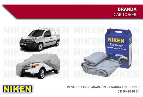 Renault Kango 1 (araca özel üretim) Oto Branda Araç Örtüsü 2007-2014 arası modeller Niken ürün görseli 1