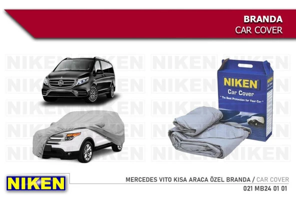 Mercedes Vito kısa (araca özel üretim) Oto Branda Araç Örtüsü tüm modeller Niken ürün görseli 1