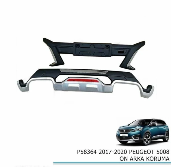 Peugeot 5008 Ön Arka Koruma 2017-2020 Arası ürün görseli 1