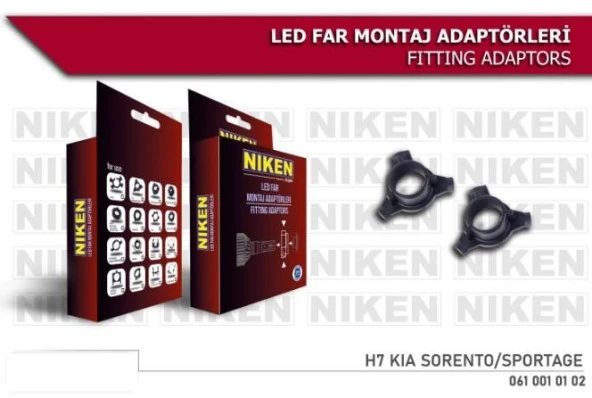 Kia Sorento Led Xenon Montaj aparatı H7 uyumlu Niken ürün görseli 1
